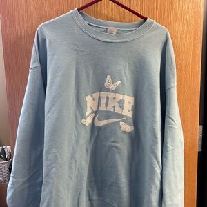 Nike Light Blue Sweatshirt